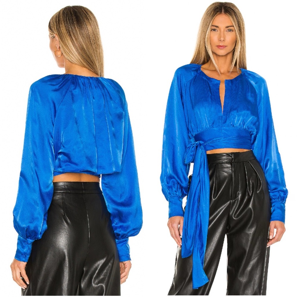 NWOT Diane von Furstenberg Keyhole Blouse